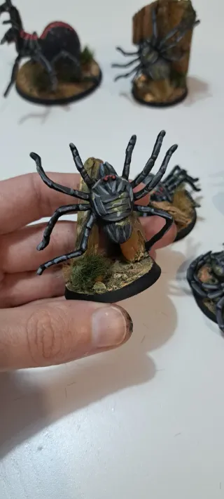 Araña Gigante Warhammer y Ella