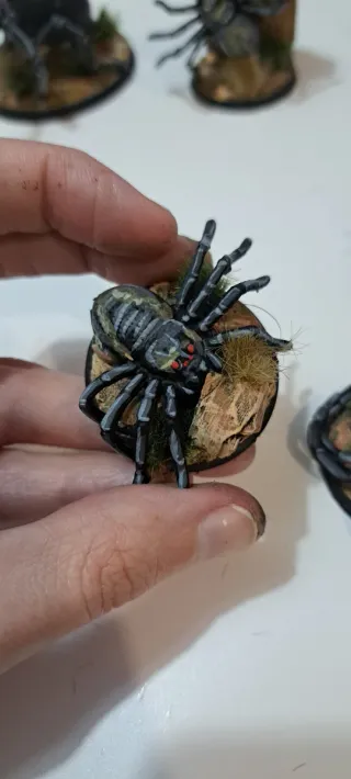 Araña Gigante Warhammer y Ella
