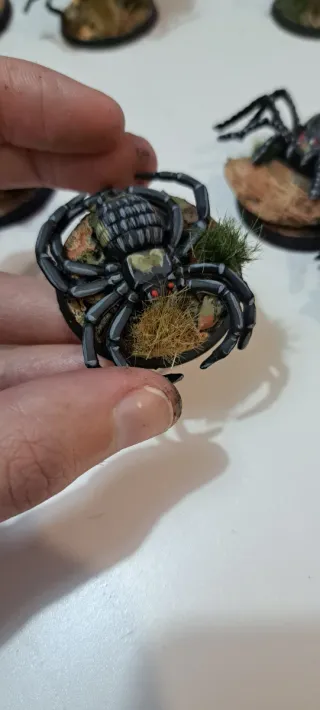 Araña Gigante Warhammer y Ella