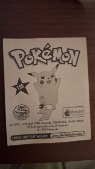 Cromos Pokémon