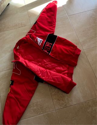 Chaqueta Ferrari Vintage Racing F1 Retro Bomber
