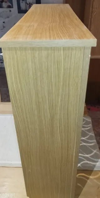 Cubre radiador de madera chapado con lamina roble