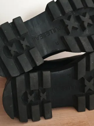 Botines Pull&Bear negros plataforma