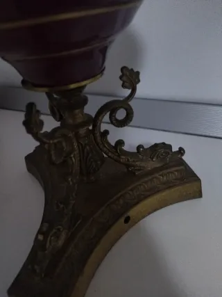 Lampada da tavolo in porcellana