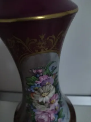 Lampada da tavolo in porcellana