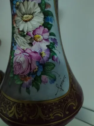 Lampada da tavolo in porcellana