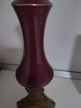 Lampada da tavolo in porcellana