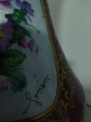 Lampada da tavolo in porcellana