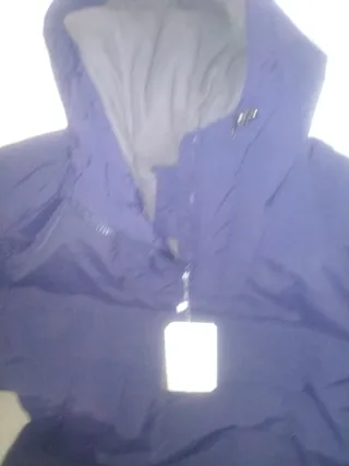 Giubbotto piumino pile blu