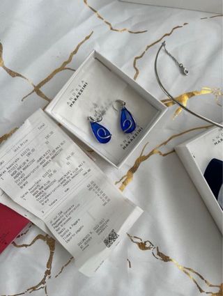 Conjunto Andrea Marazzini Zirconita Azul