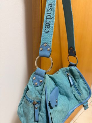 Borsa a tracolla Carpisa azzurra