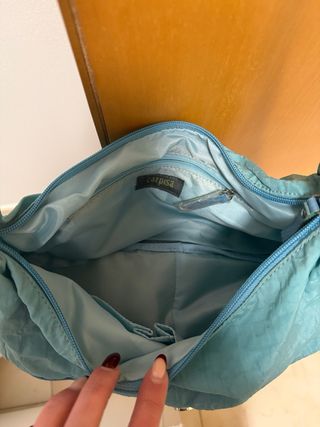 Borsa a tracolla Carpisa azzurra