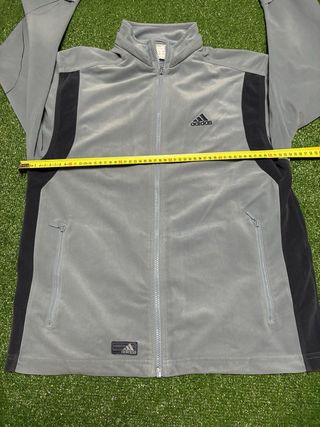 Chaqueta Adidas Vintage Gris/Negro Talla M