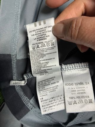 Chaqueta Adidas Vintage Gris/Negro Talla M