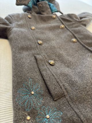 Abrigo niña Orchestra gris, 6 a 8 años