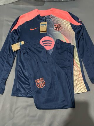Conjunto Deportivo Barcelona Nike Azul y Rosa