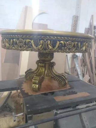 Sofá modular tela y madera