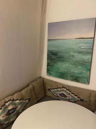 Banco Cómoda con Asiento Acolchado Blanco 2ud.