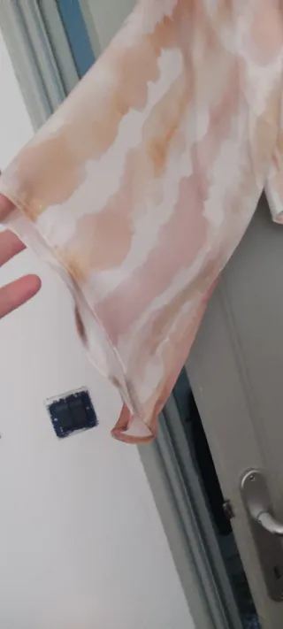 Camicia fantasia maniche svasate