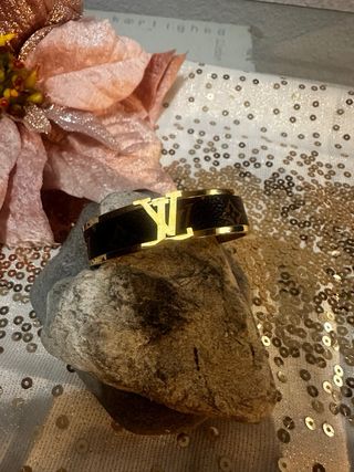 Pulsera Louis Vuitton Acero Dorada