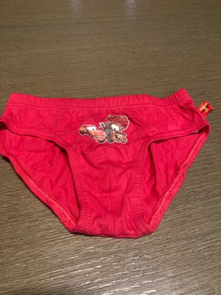 Calzoncillos Cars Pixar Talla 4/5