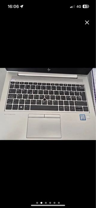 Ordenador HP Plata y Negro