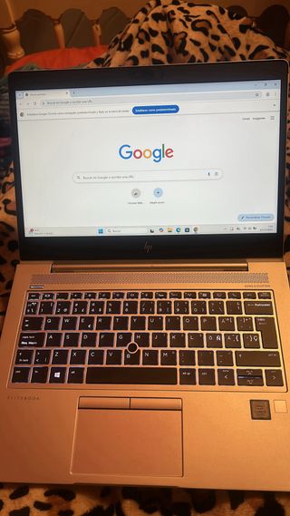 Ordenador HP Plata y Negro