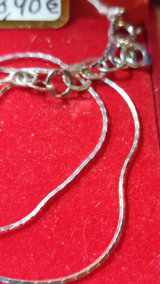 Cadena de Plata de Ley de 40-44cm