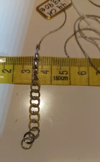 Cadena de Plata de Ley de 40-44cm