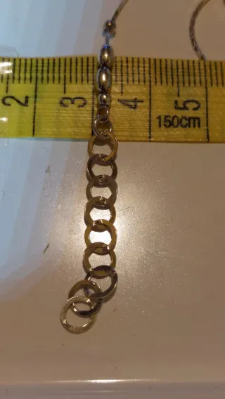 Cadena de Plata de Ley de 40-44cm