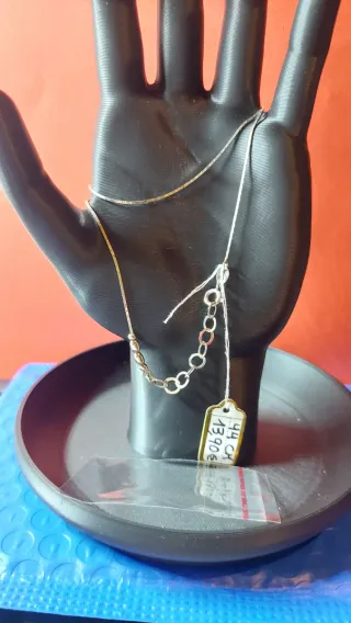 Cadena de Plata de Ley de 40-44cm