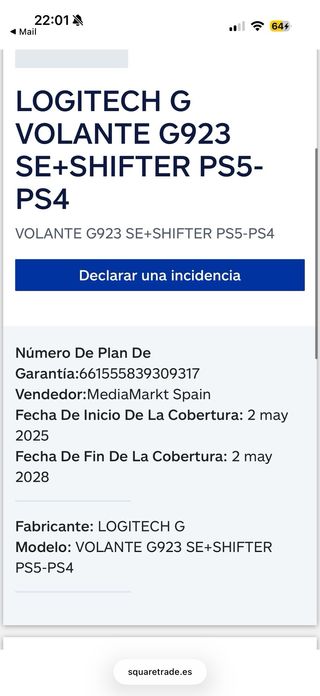 Volante G923 + Palanca Cambios Logitech