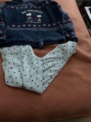 Pijama Polar Snoopy Mujer Talla S