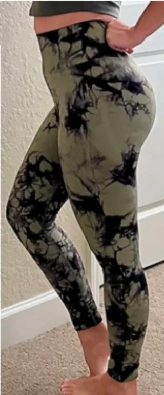 Pantalón Push Up estampado Tie-Dye