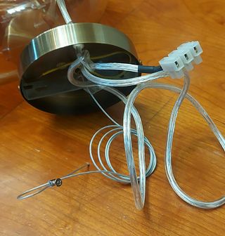 Lampara colgante techo acampanada grande