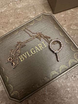 Collana Bulgari Serpente Oro Bianco Diamanti