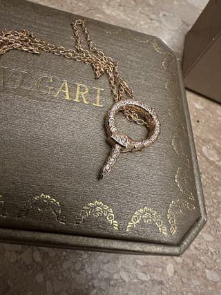 Collana Bulgari Serpente Oro Bianco Diamanti