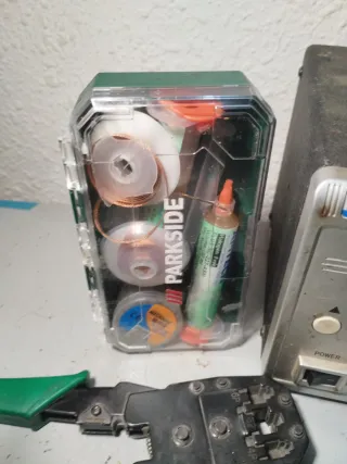 Kit Electrónica: Soldador, Crimpadora, Testeador r