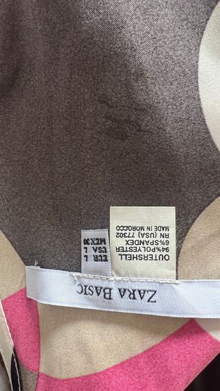 Top Zara Halter Geométrico Talla L