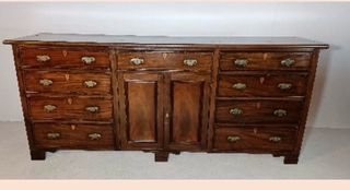 Mueble Antiguo Cajonera Madera