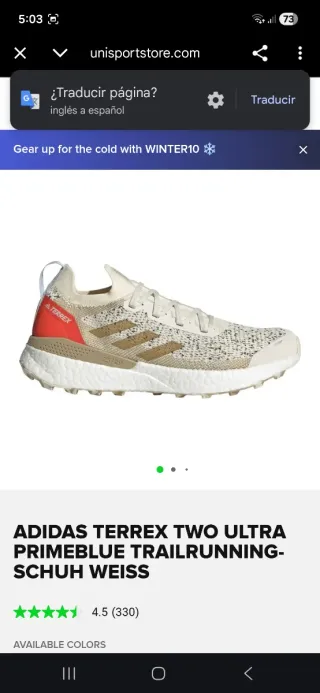 Zapatillas Adidas Terrex Two Ultra Parley Hombre