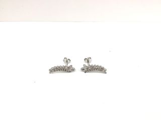 pendientes plata 925mm con piedra con circonita