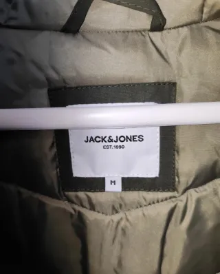 Parka Jack & Jones verde Talla M. Sin estrenar