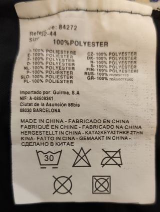 Disfraz mujer talla M