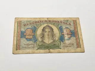 Billete 2 Pts. 1938 República Española