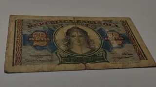 Billete 2 Pts. 1938 República Española