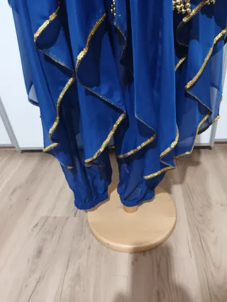Disfraz Danza Oriental Azul y Dorado