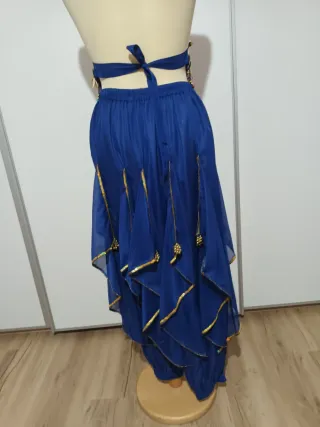 Disfraz Danza Oriental Azul y Dorado