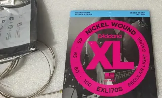 Cuerdas Bajo D'Addario EXL170S Nickel Wound