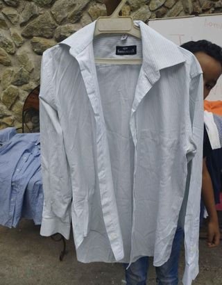 Camisa NORMAN & NORMAN Rayas Azul Talla M